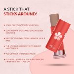 Olivia Skinsync Makeup Stick with SPF 25 | 007 White Candy | Waterproof & Sweatproof Foundation Stick with Inbuilt Moisturizer | Smooth Natural Finish | Evens Skin Tone, Covers Spots & Blemishes | 15g - Image 3
