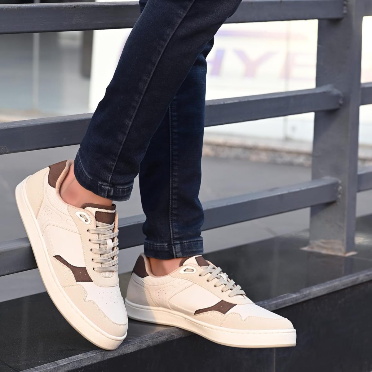 Cruiser Sneaker for Men | Lightweight & Comfortable | Stylish Lace-Up Casual Footwear with Cushioned Insole | Perfect for Versatile Outfits 2642-1 - Image 3