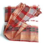 PuJoy Women's Handloom Cotton Saree - Image 7