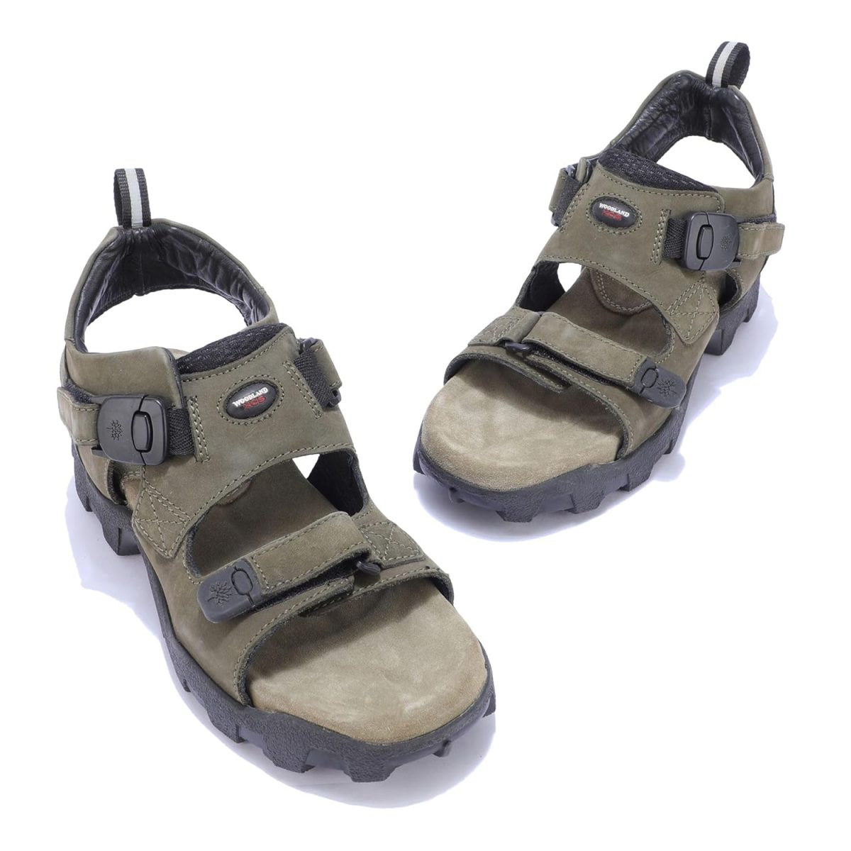 Woodland Men Olive Comt Floaters - Image 2