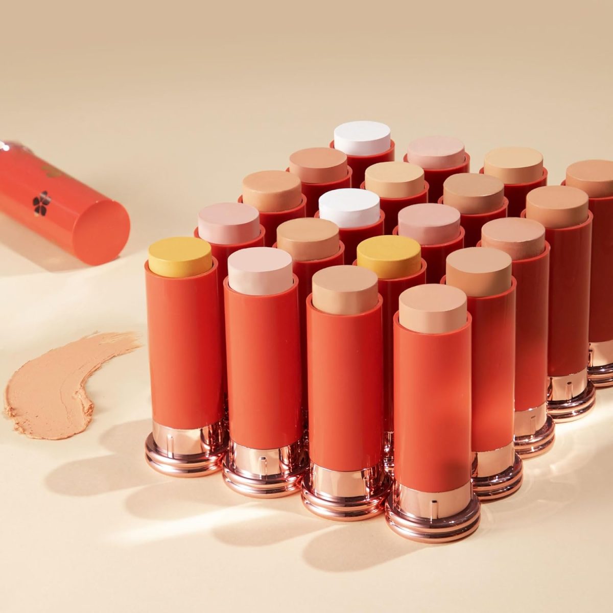Olivia Skinsync Makeup Stick with SPF 25 | 007 White Candy | Waterproof & Sweatproof Foundation Stick with Inbuilt Moisturizer | Smooth Natural Finish | Evens Skin Tone, Covers Spots & Blemishes | 15g - Image 7
