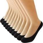 10 Pairs Ultra Low Cut Liner Socks Women No Show Non Slip Hidden Invisible for Flats Boat Summer