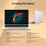 Samsung Galaxy Book3 Core i5 13th Gen 1335U - (8 GB/512 GB SSD/Windows 11 Home) Galaxy Book3 Thin and Light Laptop (15.6 Inch, Silver, 1.58 Kg, with MS Office) - Image 3