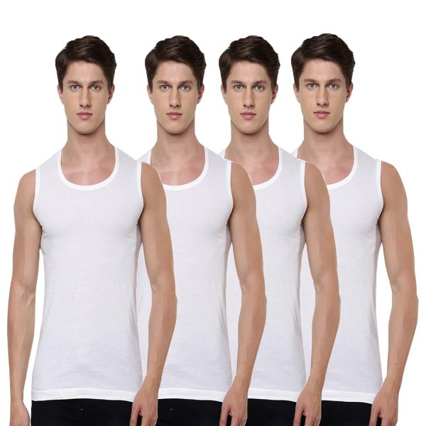 RAMRAJ COTTON Men's Western Regular Solid Vest