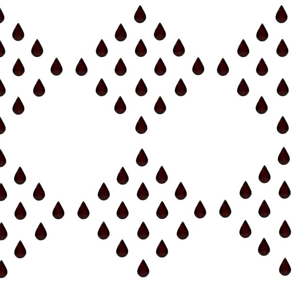 Vama Fashions Tear Drop Small Velvet Tilak Bindi for Women Maroon Bindis for Ladies