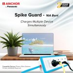 Anchor by Panasonic 16A 4 Socket Extension Board with 1 Universal & 3 Standard Sockets and 1.5 Mtr Extension Cord for Home & Office (22067) - Image 3