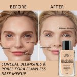 INTIMIFY Ultra Glow Foundation With Matte Finish, for Face Makeup, Oily and Dry Skin, Water Proof & SPF 25 - 10 ml - Image 4
