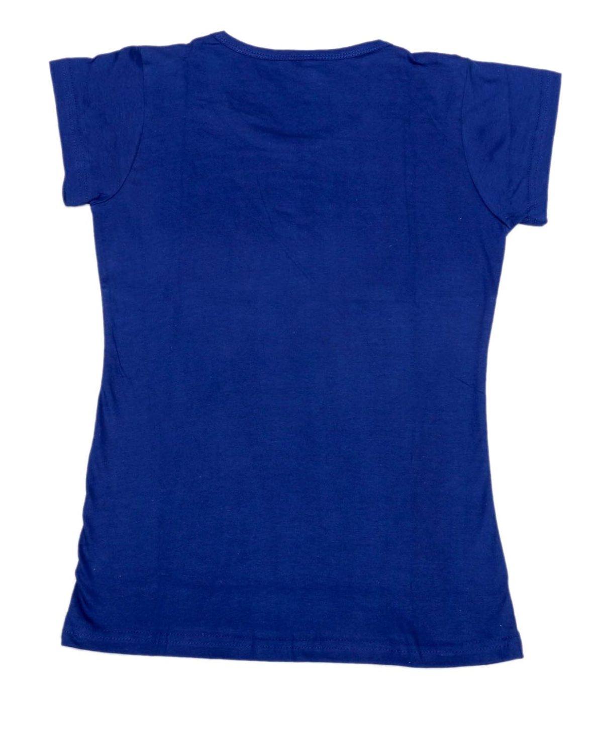 IndiWeaves Girls Cotton Half Sleeve Printed T-Shirt (Blue2,12-13 Years) - Image 2