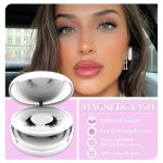 Magnetic Eyelashes without Eyeliner Natural Reusable Magnetic Lashes Kit with Applicator Anime No Glue Needed Lashes 1 Pairs Manga Magnetic Eyelashes Kit For Woman - Image 8