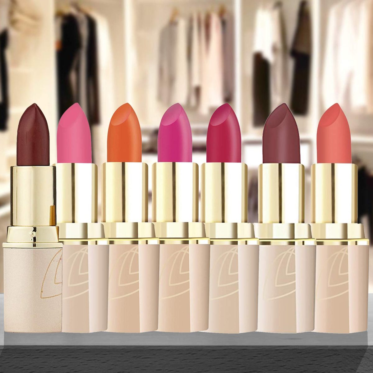 LOTUS MAKE-UP Pure Colors Matte Lip Color, Choco Chic, 4.2g - Image 4
