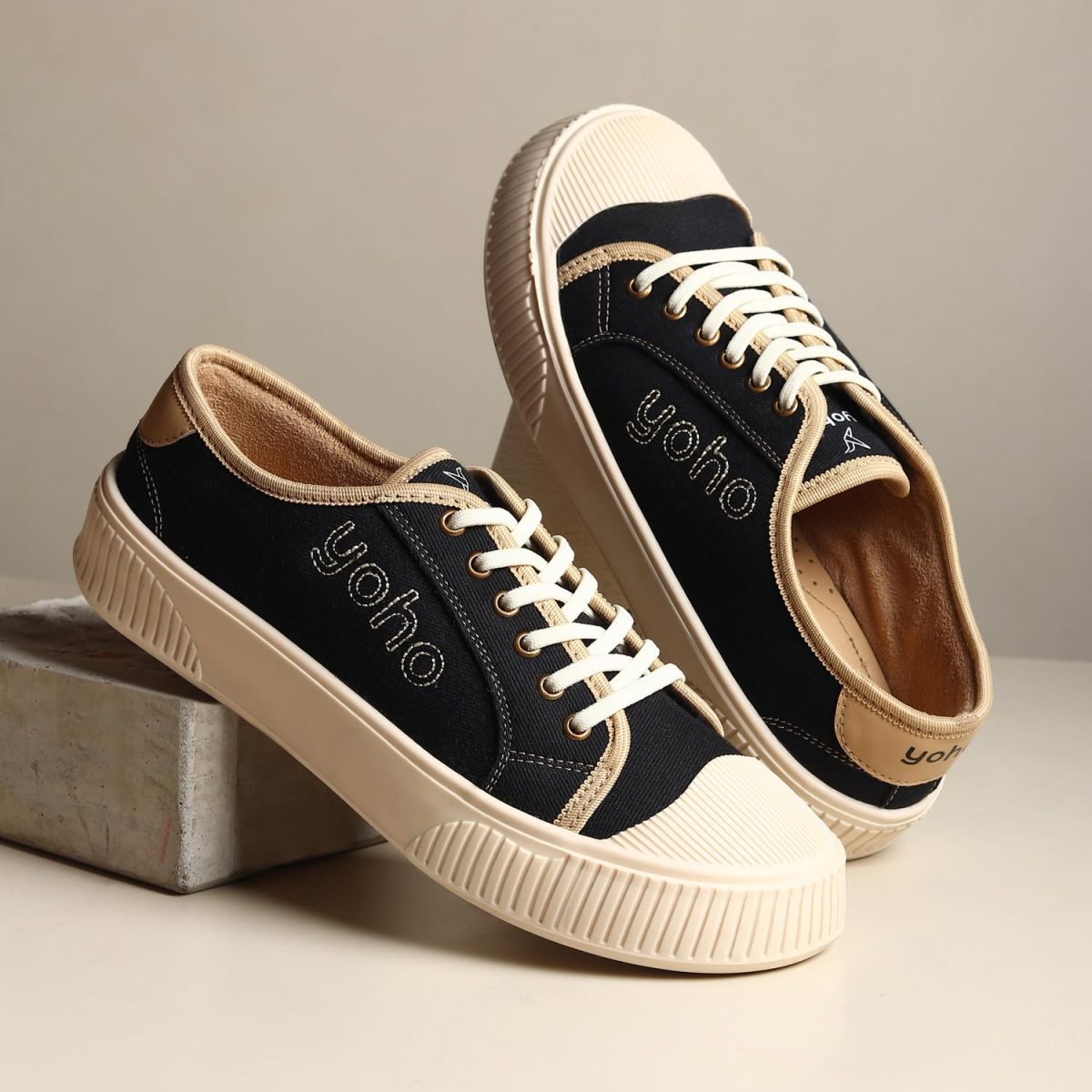 YOHO CAS 109 Sneakers for Women | Effortless Style | Everyday Comfort | Breathable Design | Durable Sole | Easy Slip-on or Lace-Up Fit - Image 2