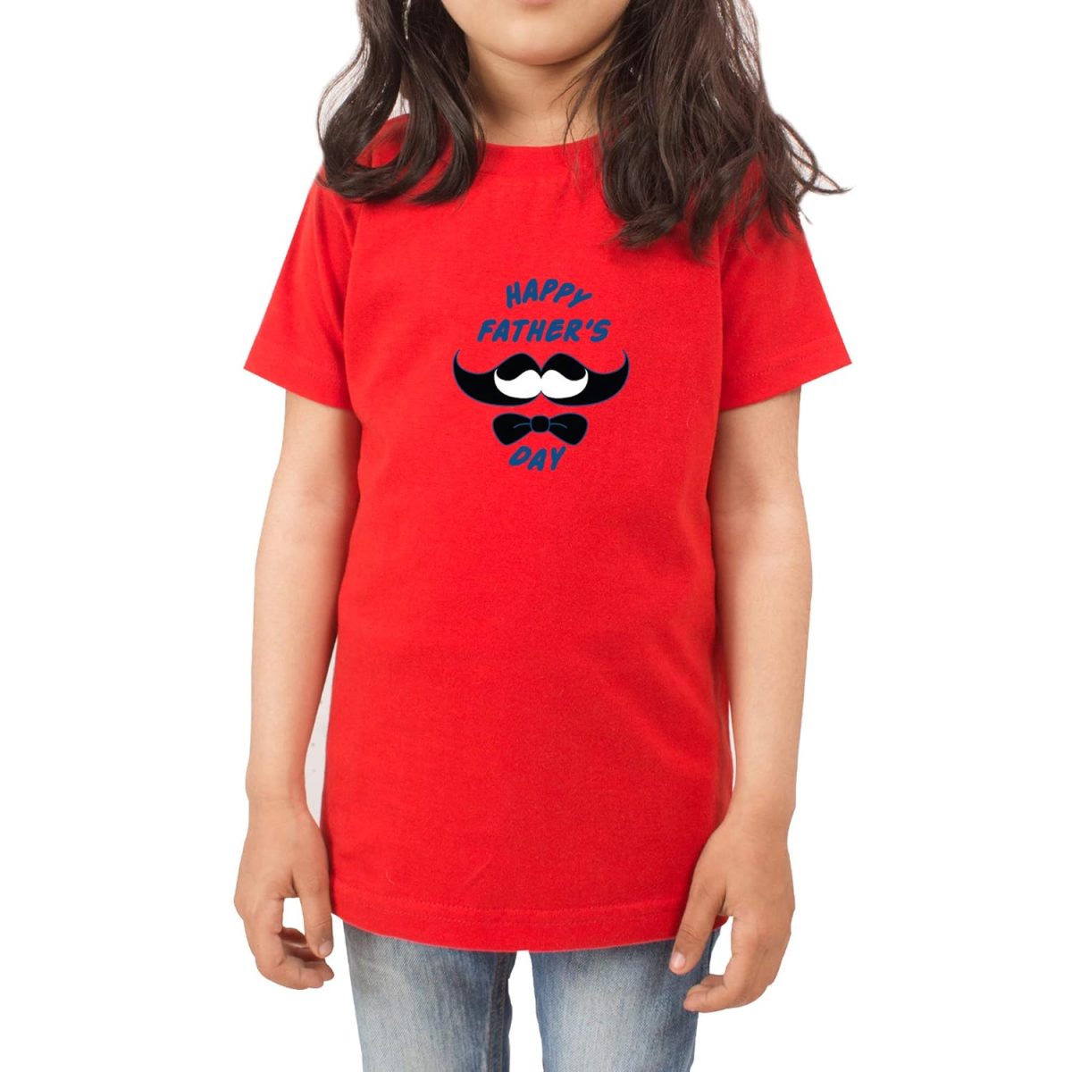 FADE COLLECTION - Happy Fathers Day Beared Kids T-Shirt (Boys/Girls) - Image 9