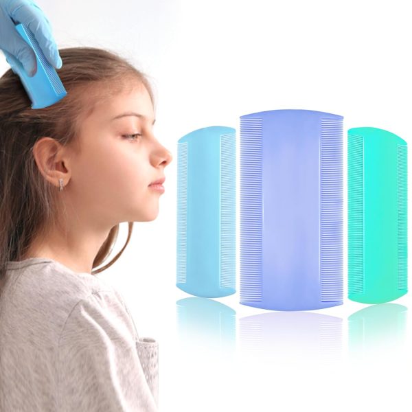 Sanas Lice And Nits Removal Comb Lice Comb 3Pcs Lice Removal Machine For Women And Kids Dandruff Remover Eggs Removing Comb For Kids Nits R 3Pcs (Multicolour)
