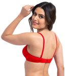 Komli Women's Cotton Polyester Lightly Padded Wire Free t Shirt Bra - Image 4