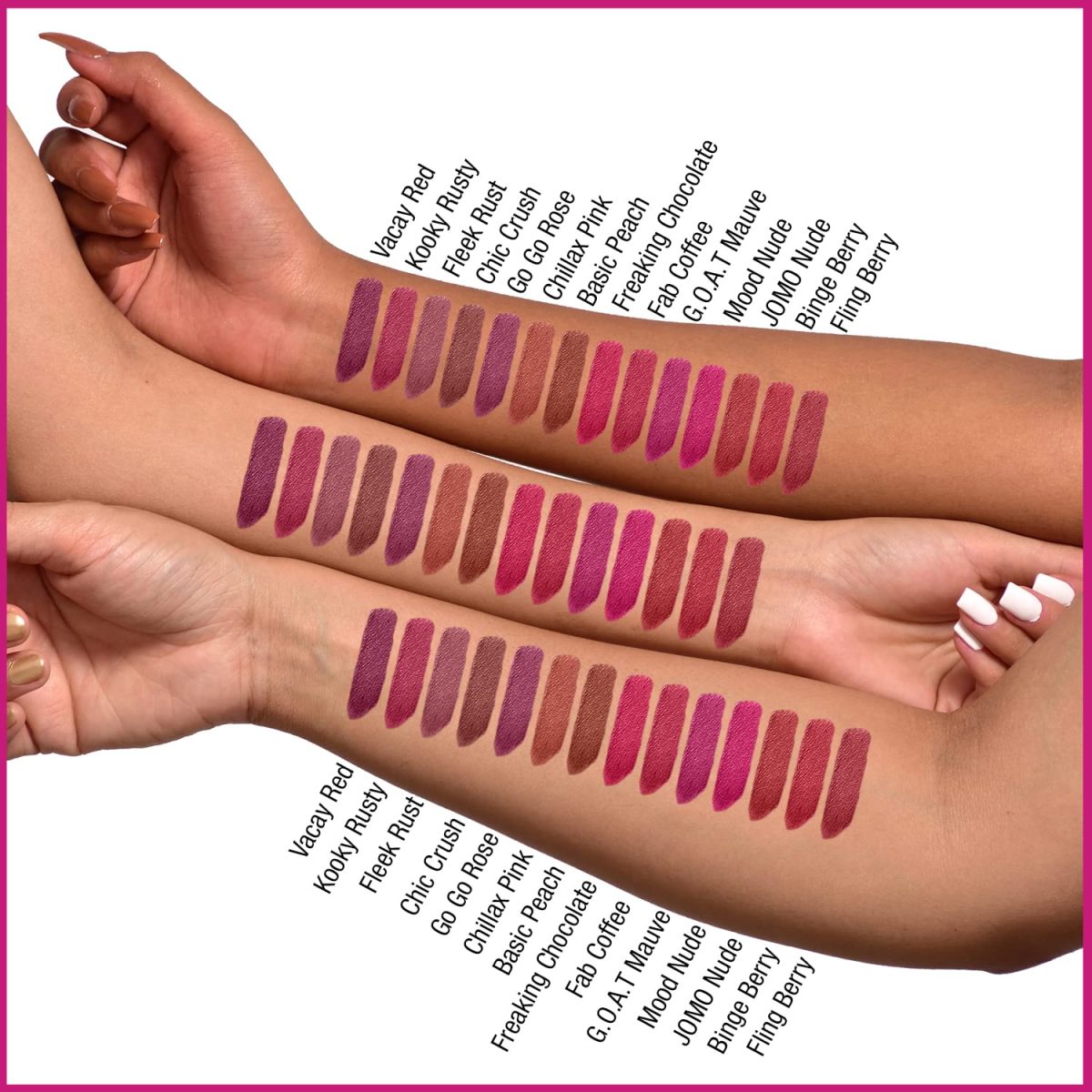 STREET WEAR Lip2Last Matte Liquid Lipstick -Vacay Red (Red) - 5 ml - Transferproof, Smudgeproof, Mask Friendly, Non-Drying Formula, Enriched With Vitamin E - Lasts AM To PM! - Image 7