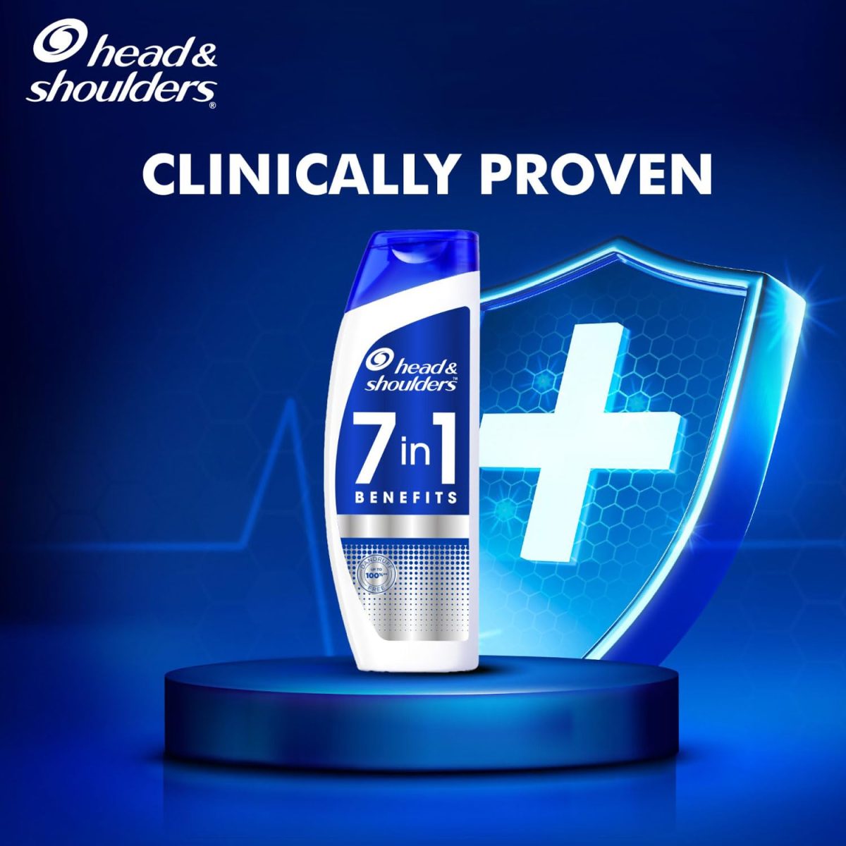 Head & Shoulders 7in1 Anti-dandruff Shampoo | Multi-action formula | Complete Solution for unhealthy scalp | 7 benefits for Men and Women, 650ml - Image 6