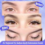 PEPONZ Magnetic Eyelashes Without Eyeliner – Natural Reusable Manga Lashes Kit with Applicator, No Glue Needed, 1 Pair Anime-Inspired Magnetic Lashes for Cosplay & Everyday Use - Image 9