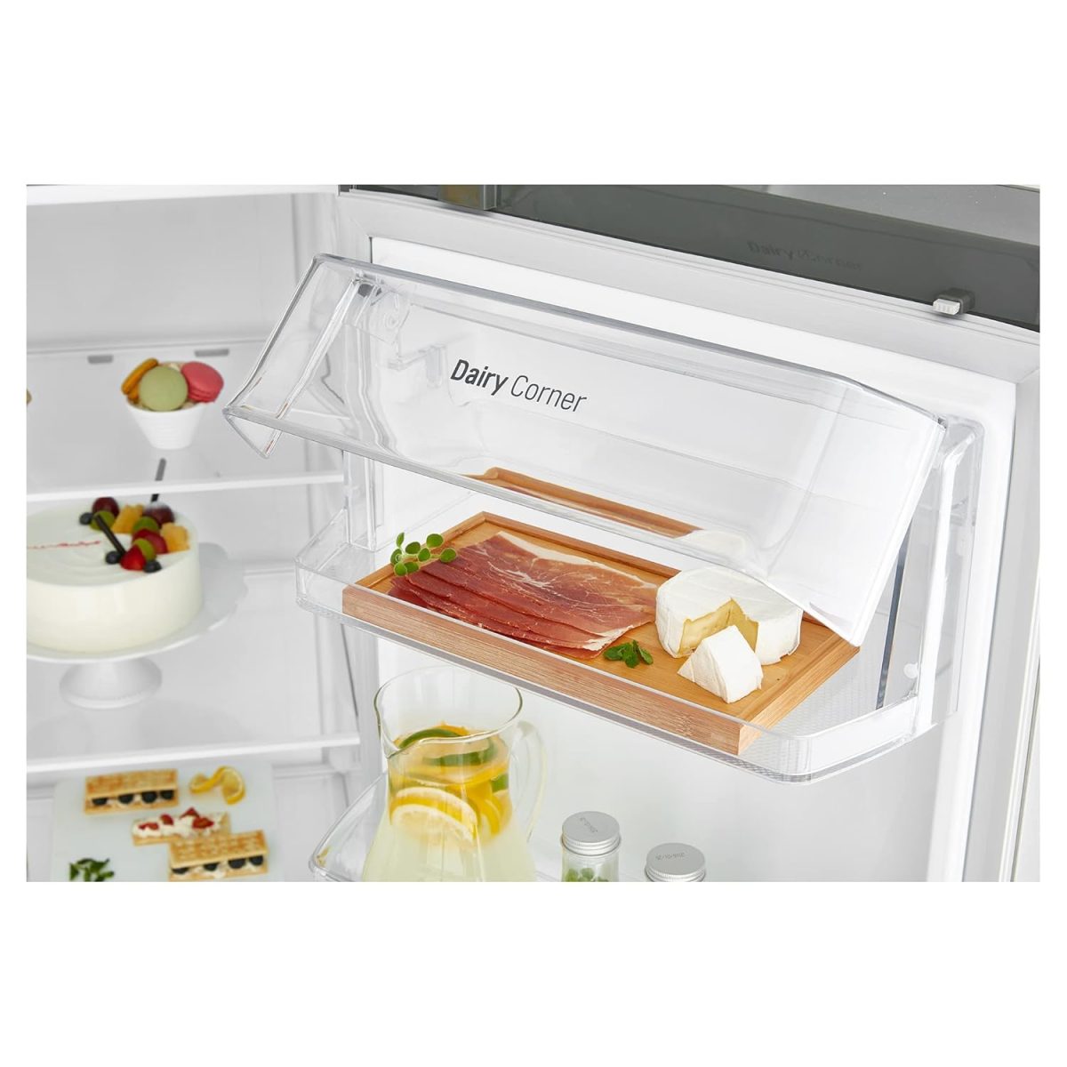 LG 688 L Frost-Free Smart Inverter Compressor Side-By-Side Refrigerator (GC-B257KQDV, Dark Graphite Steel, Multi Digital Sensors and Express Freezing, 2022 Model) - Image 11