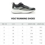 BoldFit Running Shoes for Men - Anti-Slip Sports Shoes With Soft Sole Extra Grip for Running, Jogging, Regular Gym - Black-Grey UK 9 - Image 3