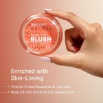 Swiss Beauty Select High on Blush with Natural Matte Finish | Long- Lasting & Non Transferrable stay | Enriched with Vitamin E & Rose oil | Shades- Burnt Rose, 8gm | - Image 4