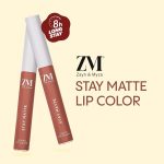 ZM Stay Matte Transfer-proof Lip Color | Matte Texture | Liquid Lipstick | Waterproof and Smudgeproof | Cruelty-free, 6 ML (Nude Sunset) - Image 3