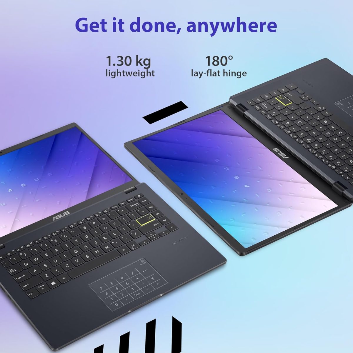 ASUS Vivobook Go 14 (2023), 14" (35.56 cm) FHD (1920 x 1080) 16:9, Intel Celeron N4500, Thin and Light Laptop (8GB RAM/256GB SSD/Integrated Graphics/Windows 11 Home/Black/1.3 Kg), E410KA-EK013W - Image 4