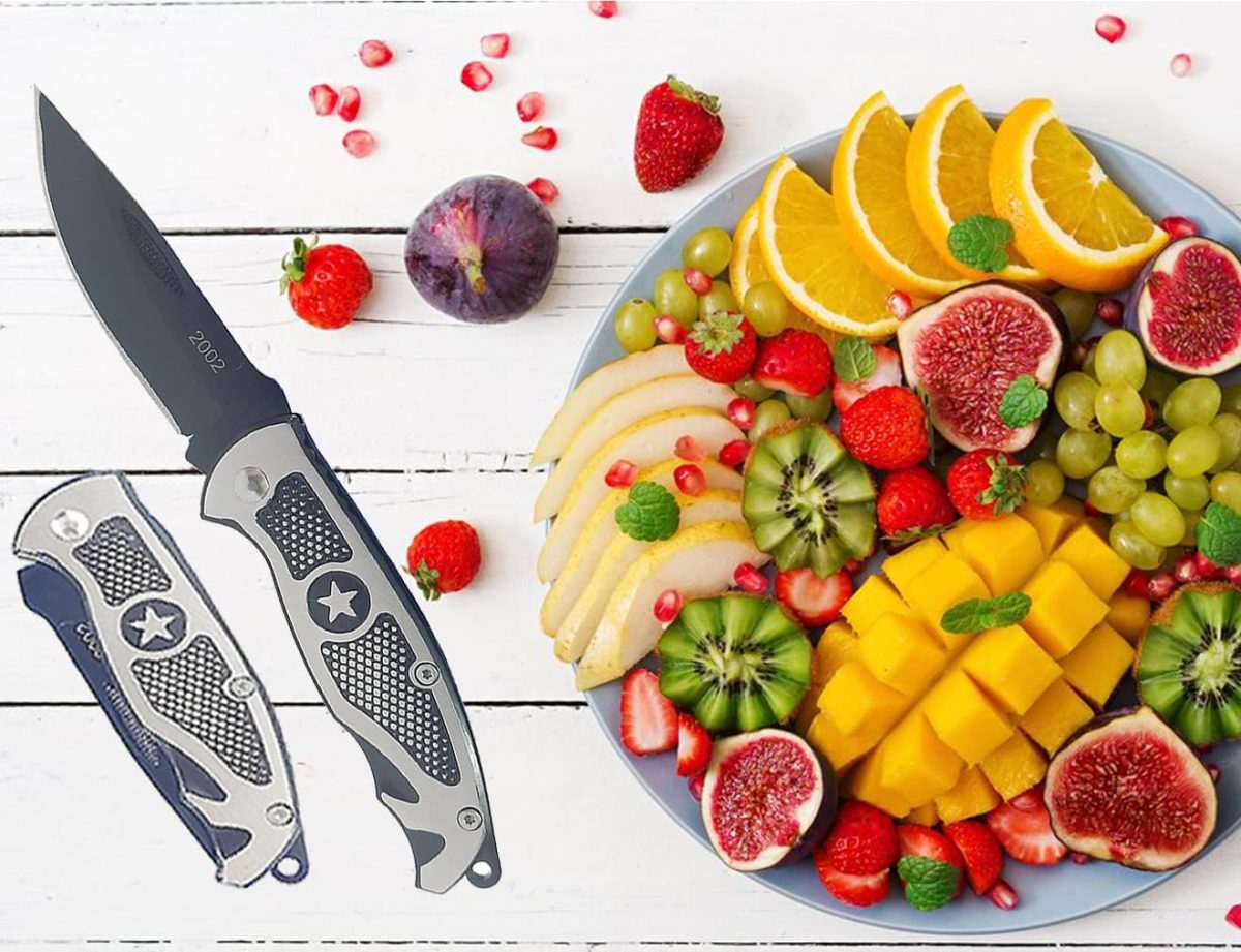 HOME BUY Star Shield Foldable Knife (Manual) For Kitchen, Home,Travel and Office Tool Carbon Steel pack of 1 (PACK OF 1) - Image 3