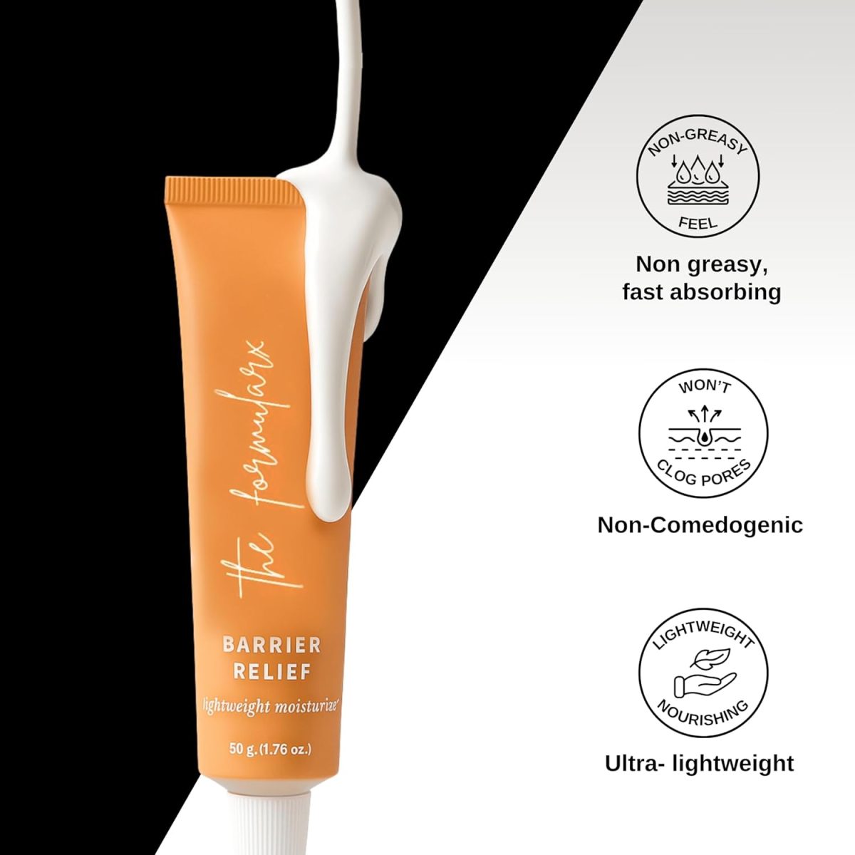 The Formularx Barrier Relief Ceramide Lightweight Moisturizer With Niacinamide & Hyaluronic Acid | For Oily, Combination, Dehydrated, Acne Prone, Sensitive Skin | 50 Gram - Image 5
