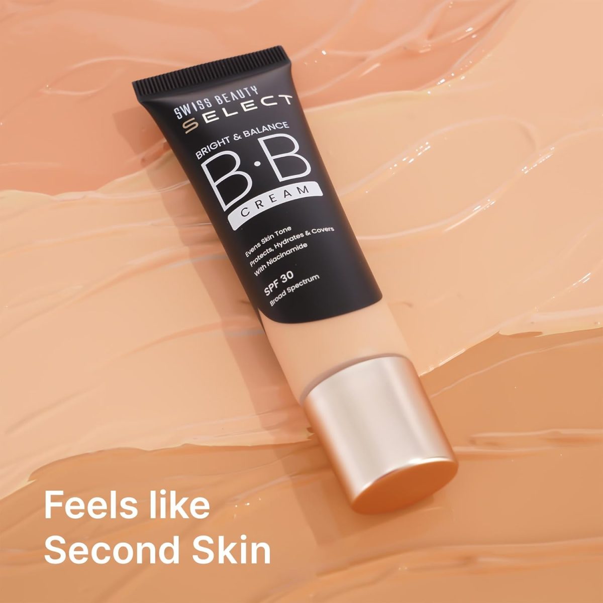 SWISS BEAUTY Select Bright & Balance Multifunctional Bb Cream With Spf 30 | Protects, Hydrates And Covers | Infused With Niacinamide And Wheat Germ Oil | Shade- Milkshake, 30G - Image 5