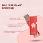 Olivia Skinsync Makeup Stick with SPF 25 | 007 White Candy | Waterproof & Sweatproof Foundation Stick with Inbuilt Moisturizer | Smooth Natural Finish | Evens Skin Tone, Covers Spots & Blemishes | 15g - Image 4