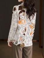 TOPLOT Women's Floral Regular Fit Shirt - Image 4