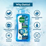 Dettol Body Wash and Shower Gel for Women and Men, Cool - 250ml | Soap-Free Bodywash | 12h Odour Protection - Image 6