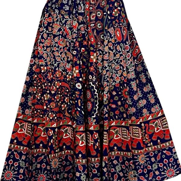 Sahaj Paridhan Jaipuri Print Cotton Wrapskirt