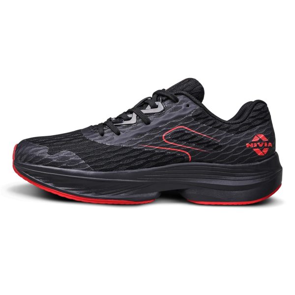 Nivia Breeze Training Shoes for Men, Lightweight Lace‑Up Knit Upper, Duo‑Foam Comfort Midsole, Textured Rubber Outsole, Ideal for Gym, Running & Cross‑Training