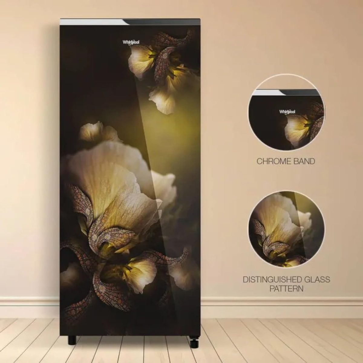Whirlpool Icemagic Pro 192L 5 Star Glass Finish Single Door Refrigerator (Model: DC 215 IMPRO GD PRM, Gold Dust, Inverter Compressor) - Image 5