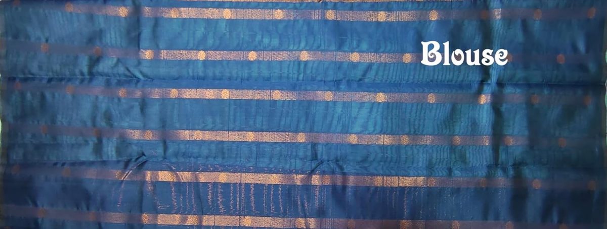 SREE KUMARAN Women's Kanchipuram Kubera Silk Pure Pattu Sarees With Blouse (VSK138-2) - Image 4