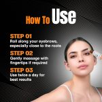 Nourish Mantra Brow Growth Serum | eyelash serum for Brow and lash Hairs Growth, volume & Thickness | Formulated with Redensyl, Biotin, Peptides & Amino Acids | 100% Eye Safe & Fragrance Free - 10 ml - Image 9