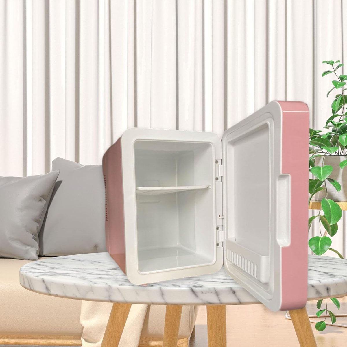 ARTISOUL® Portable Refrigerator Personal Beauty Refrigerator for Makeup Dorm Traveling Pink | Major Appliances | Refrigerators & Freezers | Mini Fridges - Image 7