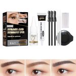 CALANDIS Professional Eyelash Eyebrow Dye Tint Gel Oil Proof Eyebrow Tinting Kit Black - Image 6