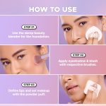 Hilary Rhoda Play n Blend Brush Set | Easy Blending For Cream, Liquid & Powder Formulation | Soft & Smart Bristles | 2 Eyeshadow Brushes | Blush & Lip Brush - Image 7