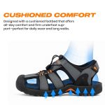 FUEL Soldier-02 Flexible Fisherman Sandals for Men in Comfortable & Breathable Casual Sandals in Protective Bump Toe with Anti-Skid Outdoor & Sports Footwear - Image 3
