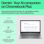 HP Chromebook, Intel Core I3-N305, 8GB LPDDR5, 256GB UFS, 14-Inch (35.6Cm), Anti-Glare, Touchscreen, FHD, Win 11, Silver,1.45Kg, nf0017TU, Intel UHD Graphics, FHD Camera Laptop - Image 4