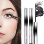 CYNFLEES Mascaras - Natural 3D Curling Eyelash Iron Mascara, Lengthening And Curling Iron Strong Mascara, Plumps Lashes, No Clumps, Waterproof and Smudge-Proof, Long-Lasting Eye Makeup (Black)