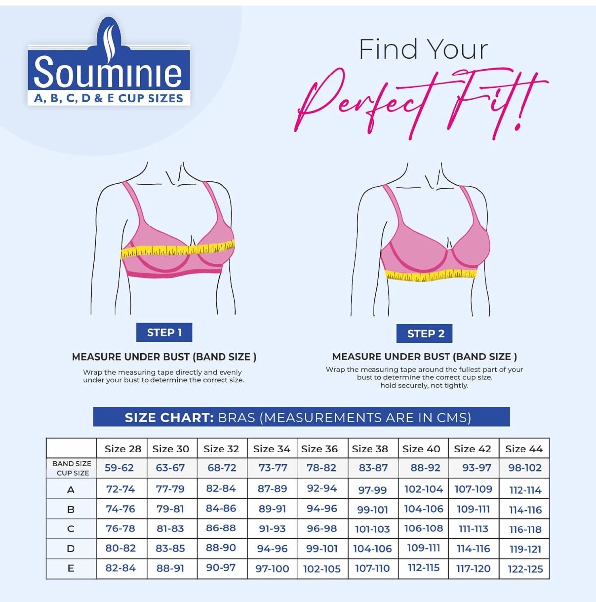 SOUMINIE - 100% Cotton Bra - Non-Padded - Minimizer - Full Coverage - Wireless Seamed Bra - Image 5