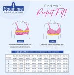 SOUMINIE - 100% Cotton Bra - Non-Padded - Minimizer - Full Coverage - Wireless Seamed Bra - Image 5