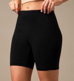 URBAN ADVENTURE High Coverage Premium Cotton Spandex Mid Waist Elastane Stretch Shorties - Gym -Cycling Shorts/Tights for Women - Image 5