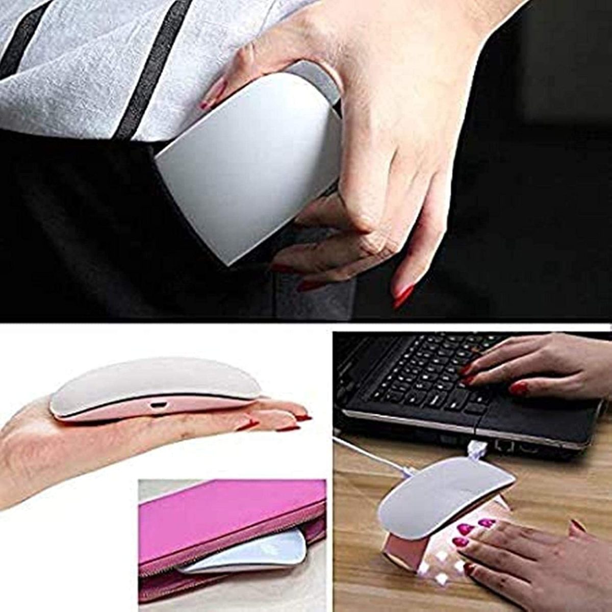 JM SELLER Nail Paint Dryer With USB|LED UV Light Nail Polish Dryer Curing Lamp Light Portable | Nails Paints Dryer Machine(Multicolor) - Image 3