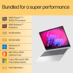 (Refurbished) HP 15, AMD Ryzen 7 5825U (16GB DDR4, 512GB SSD) FHD, Anti-Glare, Micro-Edge,15.6''/39.6cm, Win11, M365(1yr)* Office24, Silver, 1.59kg, fc0476AU, Radeon Graphics, FHD Camera w/Shutter, Backlit Laptop - Image 2