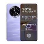 realme 14 Pro Lite 5G Smartphone 8GB+128GB Purple, 6.7 inch Screen, 120Hz Curved Vision Display, 5200mAh Battery, 45W Ultra Charge, 92MP Cameras, Snapdragon® 7s Gen 2 5G Chipset, IP65