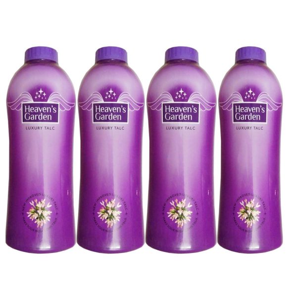 4 HEAVEN'S GARDEN LUXURY TALC (300gm)